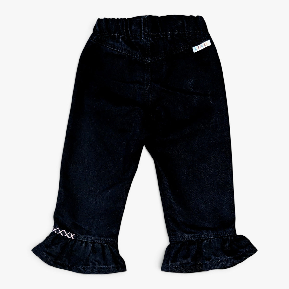 Leftovers Club Frankie Flare toddler jeans in a black denim