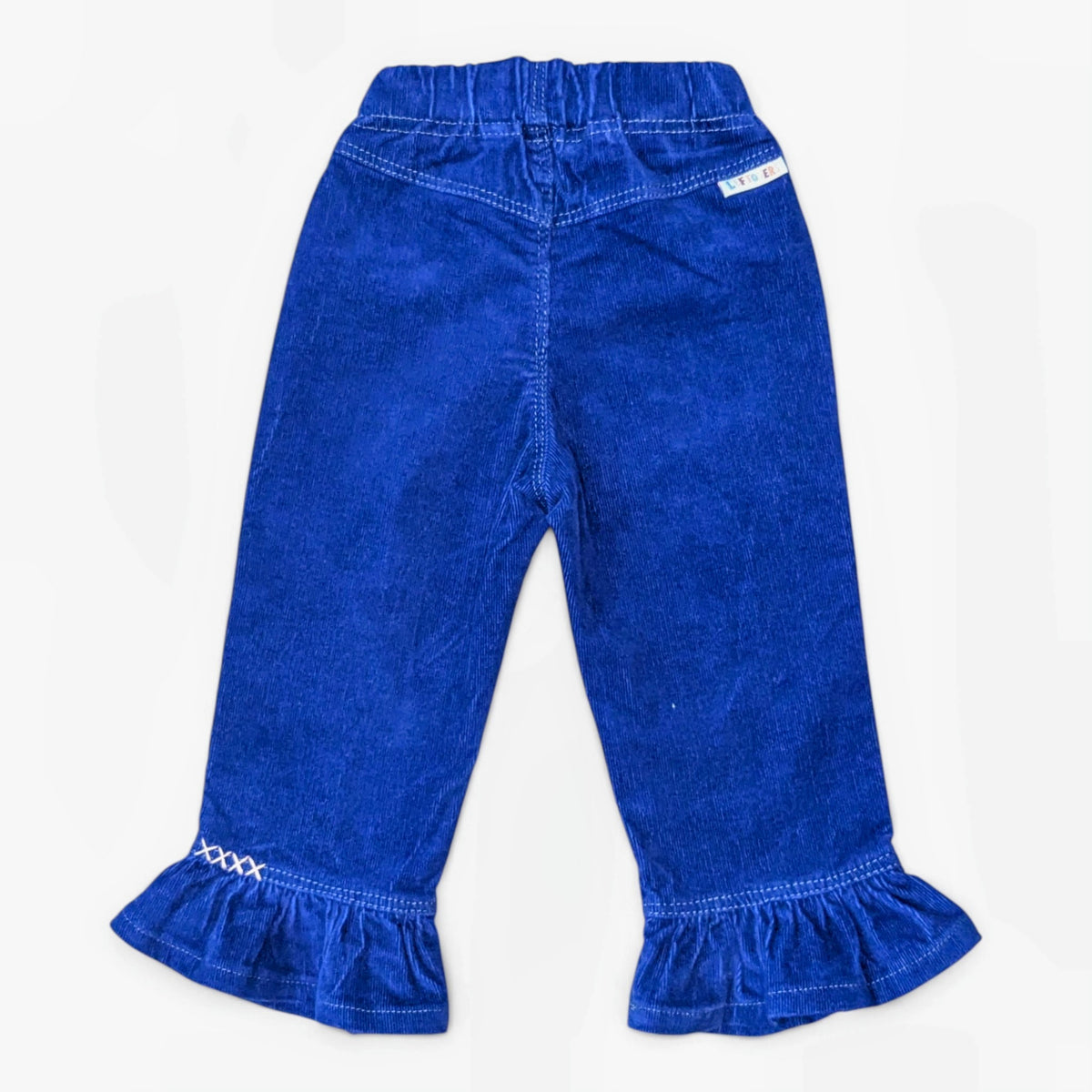 Leftovers Club Frankie Flare Blue cord jeans for toddlers