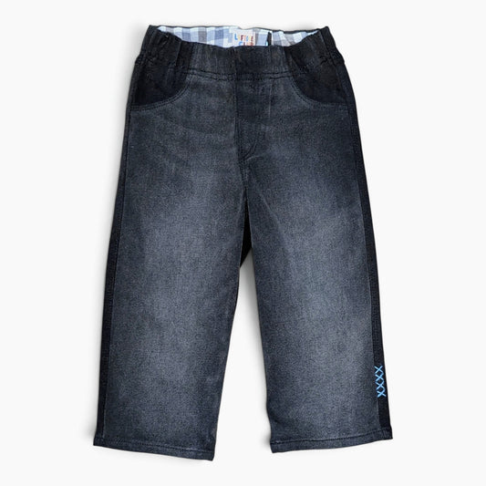 Leftovers Club Stevie Straight washed black denim jean for toddlers