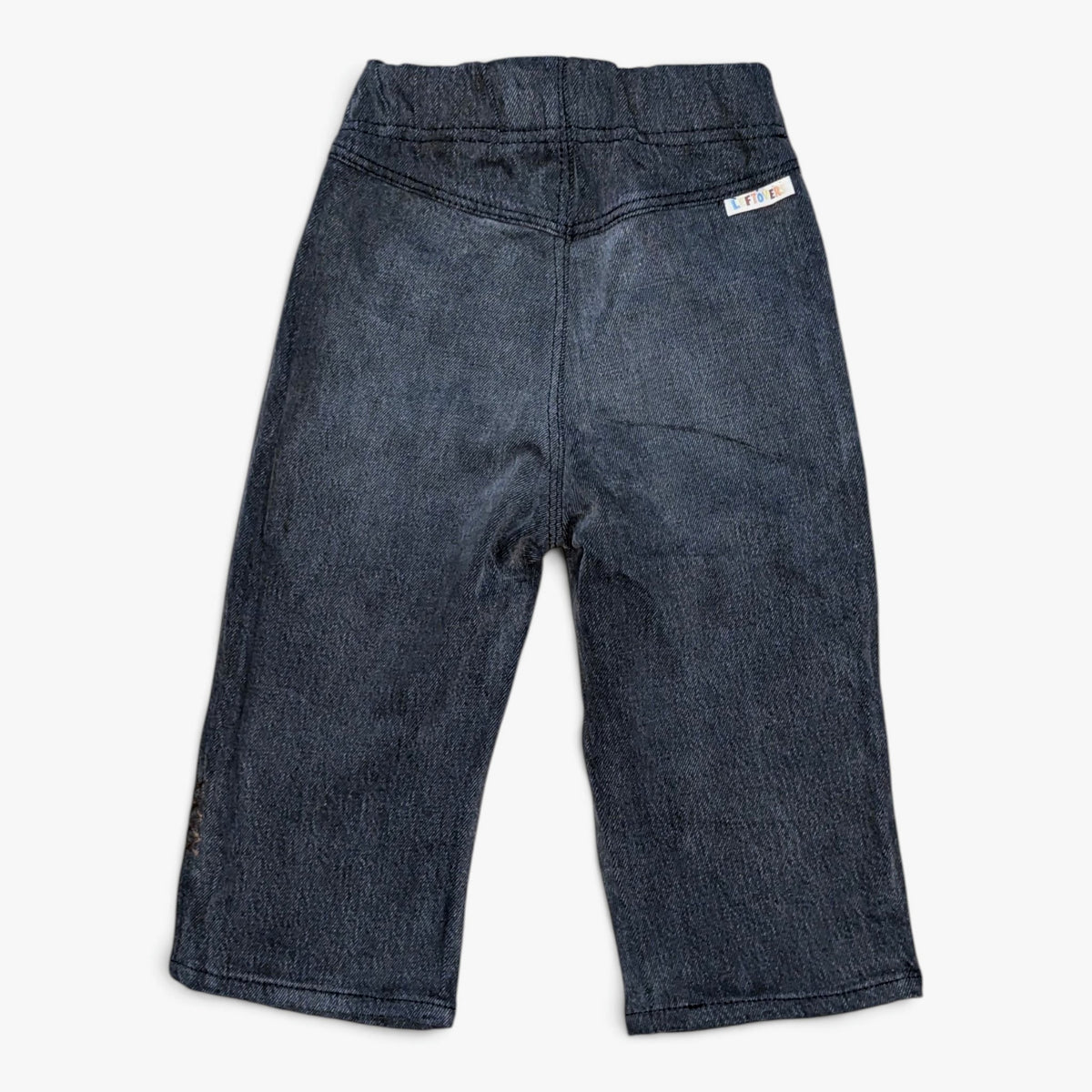 Leftovers Club Stevie Straight washed black denim jean for toddlers