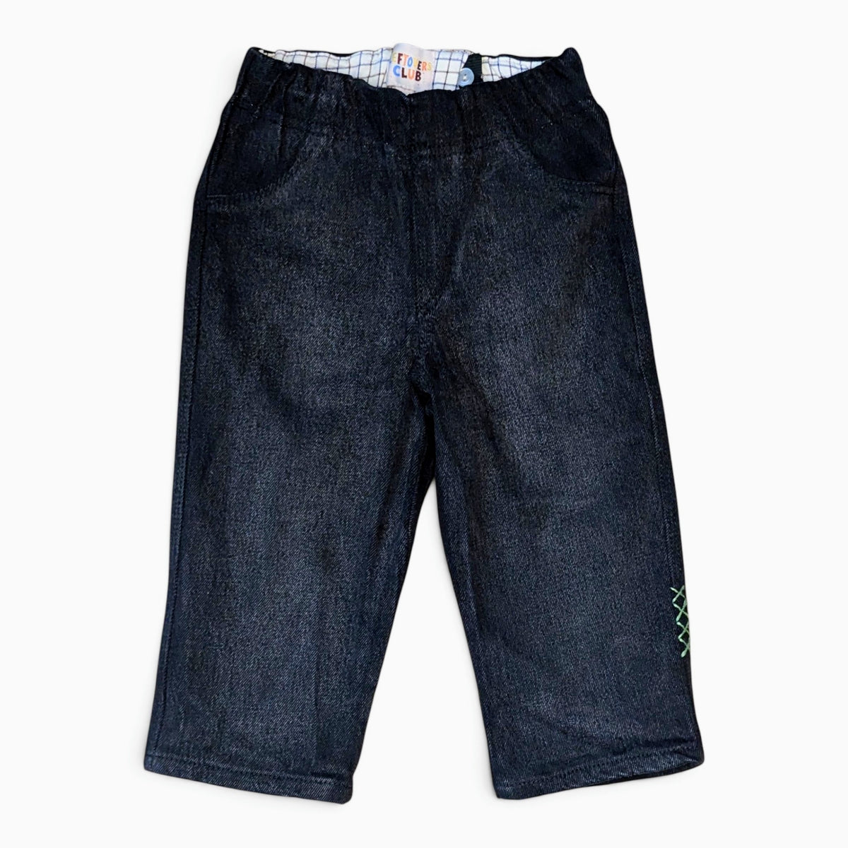 Leftovers Club Stevie Straight washed black denim jean for toddlers