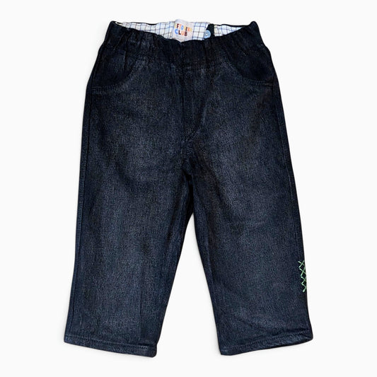 Leftovers Club Stevie Straight washed black denim jean for toddlers
