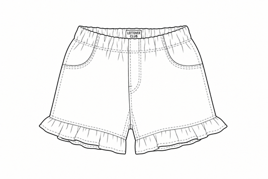 Remake Your Jeans - Remy Ruffle Shorts